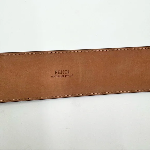 Fendi Zucca Leather Belt - 65/26 - Picture 4 of 4